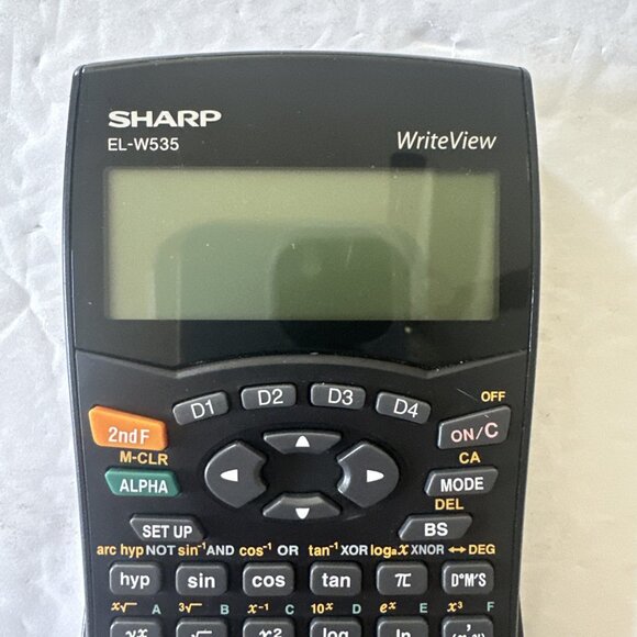 Sharp EL-W535 WriteView Scientific Calculator with Case - Picture 2 of 13